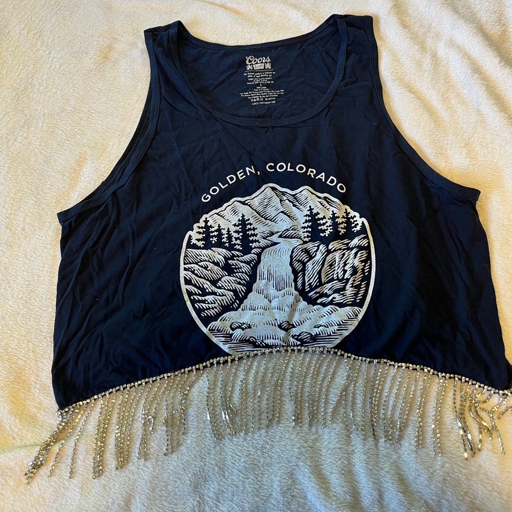 Coors officisl merch sparkle tank